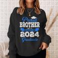 Super Proud Brother Of 2024 Graduate Awesome Family College Sweatshirt Gifts for Her