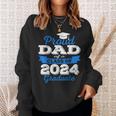 Super Proud Dad Of 2024 Graduate Awesome Family College Sweatshirt Gifts for Her
