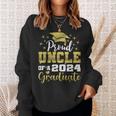 Super Proud Uncle Of 2024 Graduate Awesome Family College Sweatshirt Gifts for Her
