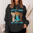 Support Squad Ribbon Sexual Assault Awareness Sweatshirt Gifts for Her