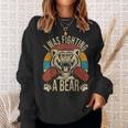 Surgery Recovery I Was Fighting A Bear Get Well Soon Sweatshirt Gifts for Her