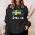 Sweden Sweden Elk Viking Scandinavia Sverige Norden Sweatshirt Geschenke für Sie