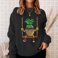 Swinging Pineapple Swing Beach Sun Swinging Fruit Fruit Sweatshirt Gifts for Her