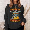 Tacocat Spelled Backwards Is Tacocat Mexican Taco Cat Sweatshirt Gifts for Her