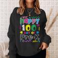 Teacher Student 100Th Day Of Pre-K 100 Days Of School Sweatshirt Gifts for Her
