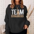 Team Erdmännchen Lustiges Meerkat Fan Sweatshirt Schwarz Geschenke für Sie