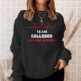 Team Gallegos Lifetime Member Family Youth Kid 5Ts Sweatshirt Gifts for Her