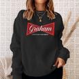 Team Graham Proud Family Name Lifetime Member King Of Names Sweatshirt Gifts for Her