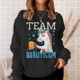 Team Groom Polterabend Stag Night Unicorn Jga Sweatshirt Geschenke für Sie