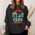 Team Papa Sohn Bester Papa Der Welt Father's Day Super Papa Sweatshirt Geschenke für Sie