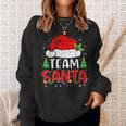 Team Santa Christmas Lights Family Pajamas Matching Sweatshirt Gifts for Her