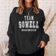 Team Sowell Lifetime Member Family Last Name Sweatshirt Gifts for Her