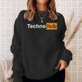 Techno Hub Music Festival Techno Music Lovers Or Dj Sweatshirt Gifts for Her