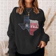 Texas Home Y'all State Lone Star Pride Sweatshirt Gifts for Her