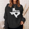 Texas Pride Sign Language Sweatshirt Gifts for Her