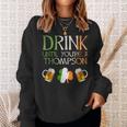 Thompson Family Name For Proud Irish From Ireland Sweatshirt Gifts for Her