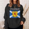 Thomson Clan Scottish Name Scotland Flag Sweatshirt Gifts for Her