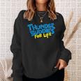 Thunder Buddies For Life Graffiti Style Sweatshirt Gifts for Her