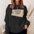 Ticket To Pound Town 762 Caliber Morale Tactical Military Sweatshirt Gifts for Her