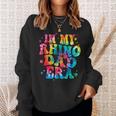 Tie Dye In My Rhino Dad Era Rhino Father Sweatshirt Gifts for Her