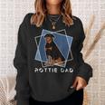 Tierliebhaber Herren Haustier Hund Papa Rottie Papa Rottweiler Sweatshirt Geschenke für Sie