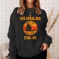 Tonkin Gulf Yacht Club Uss Coral Sea Cva43 Vietnam Veteran Sweatshirt Gifts for Her