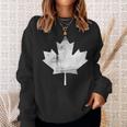 Toronto Canada Maple Leaf Distressed Vintage Retro Fan Sweatshirt Gifts for Her