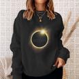 Total Eclipse Map Path Of Totality Lover April 8 2024 Sweatshirt Gifts for Her
