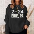 Total Solar Eclipse 04082024 Erie Pennsylvania Eclipse Sweatshirt Gifts for Her