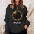 Total Solar Eclipse 2024 April Totality 04082024 Indiana Sweatshirt Gifts for Her