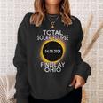 Total Solar Eclipse 2024 Findlay Ohio Sun Moon Totality Sweatshirt Gifts for Her