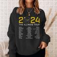 Total Solar Eclipse 2024 The Illinois Tour Totality Path Sweatshirt Gifts for Her Total Solar Eclipse 2024 The Illinois Tour Totality Path Sweatshirt Gifts for Her