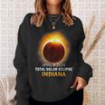 Total Solar Eclipse 2024 Indiana April 8 America Totality Sweatshirt Gifts for Her