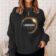 Total Solar Eclipse 2024 Lampasas Texas April 8 2024 Sweatshirt Gifts for Her