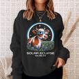 Total Solar Eclipse 2024 Texas Bluebonnet Cow Totality Cute Sweatshirt Gifts for Her
