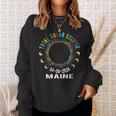 Total Solar Eclipse 2024 Totality April 8 2024 Maine Usa Sweatshirt Gifts for Her