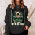 Total Solar Eclipse 2024 Video Game Controller Boys Sweatshirt Gifts for Her