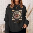 Total Solar Eclipse 2024 In The Year Of The Dragon Sweatshirt Gifts for Her