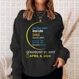 Total Solar Eclipse April 8 2024 Ohio Avon Lake Sweatshirt Gifts for Her