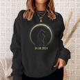 Total Solar Eclipse Bear Lover April 8 2024 Totality Sweatshirt Gifts for Her