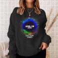 Total Solar Eclipse Dayton Ohio 2024 Colorufl Totality Sweatshirt Gifts for Her