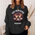 Total Solar Eclipse Gnome Gnomes Totality Party 2024 Sweatshirt Gifts for Her