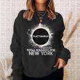 Total Solar Eclipse Plattsburgh New York 2024 Totality Sweatshirt Gifts for Her