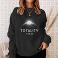 Totality 40824 America Total Solar Eclipse 2024 Spring Sweatshirt Gifts for Her