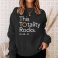 This Totality Rocks 2024 Total Solar Eclipse Totality Sweatshirt Gifts for Her