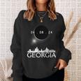 Totality Total Solar Eclipse 40824 Georgia Eclipse 2024 Sweatshirt Gifts for Her
