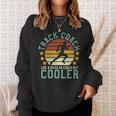 Track Coach Track And Field Running Coach Sweatshirt Gifts for Her