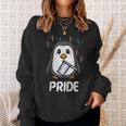 Transgender Flag Penguin Lgbt Trans Pride Stuff Animal Sweatshirt Gifts for Her