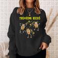 Trombone Rocks Musical Instrument Sweatshirt Gifts for Her