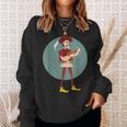 Troubadour Middle Age Musician Poet Medieval Music Poetry Sweatshirt Gifts for Her